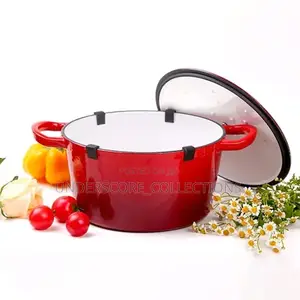 Heavy Germany Enamel Cast Iron Cooking Pots