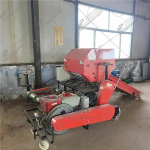 Dry and Fresh Corn Straw Baling Envelop in One Machine