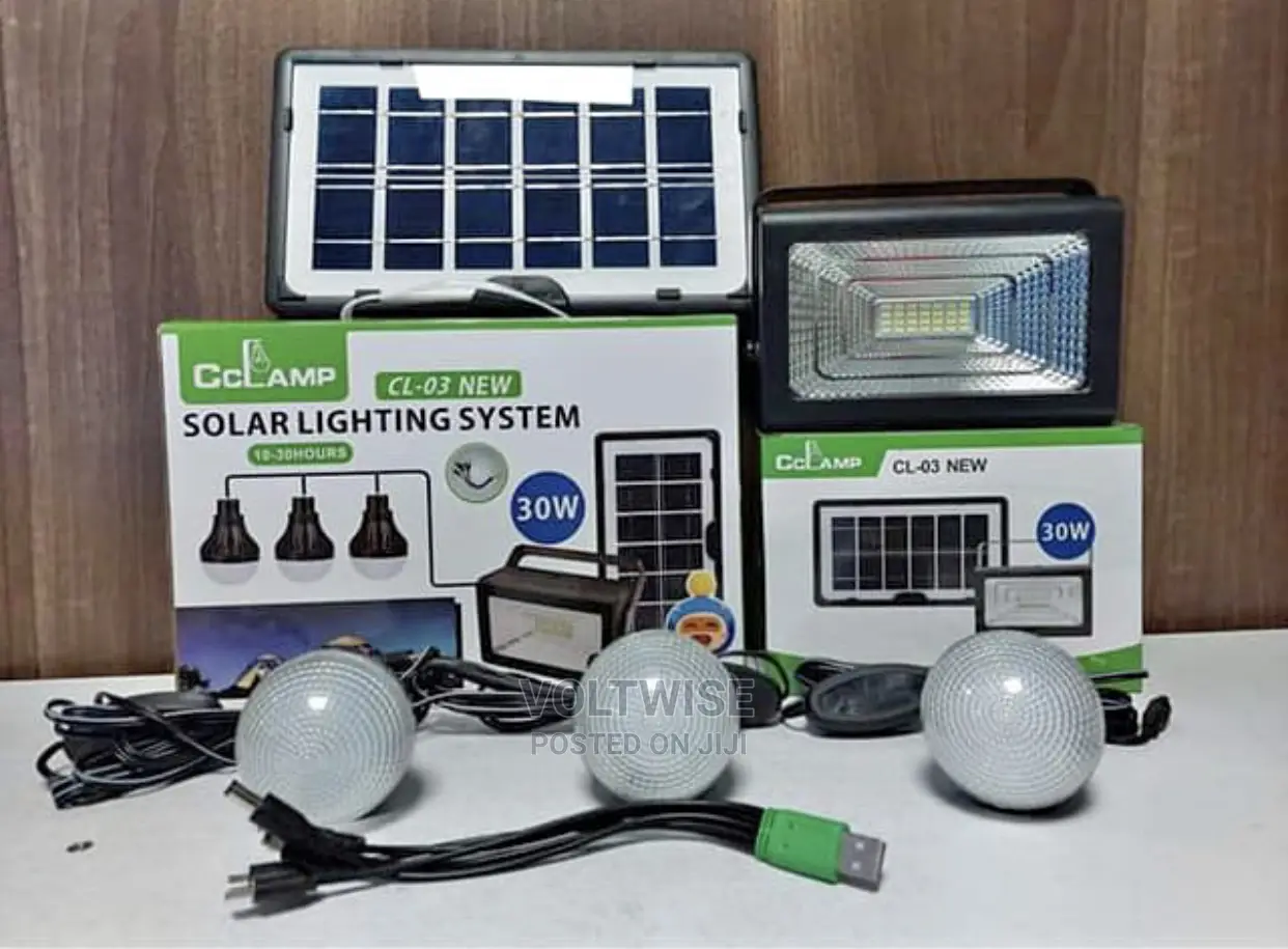 Solar Lights Kit With 3 Bulbs and Phone Charger in Nairobi Central