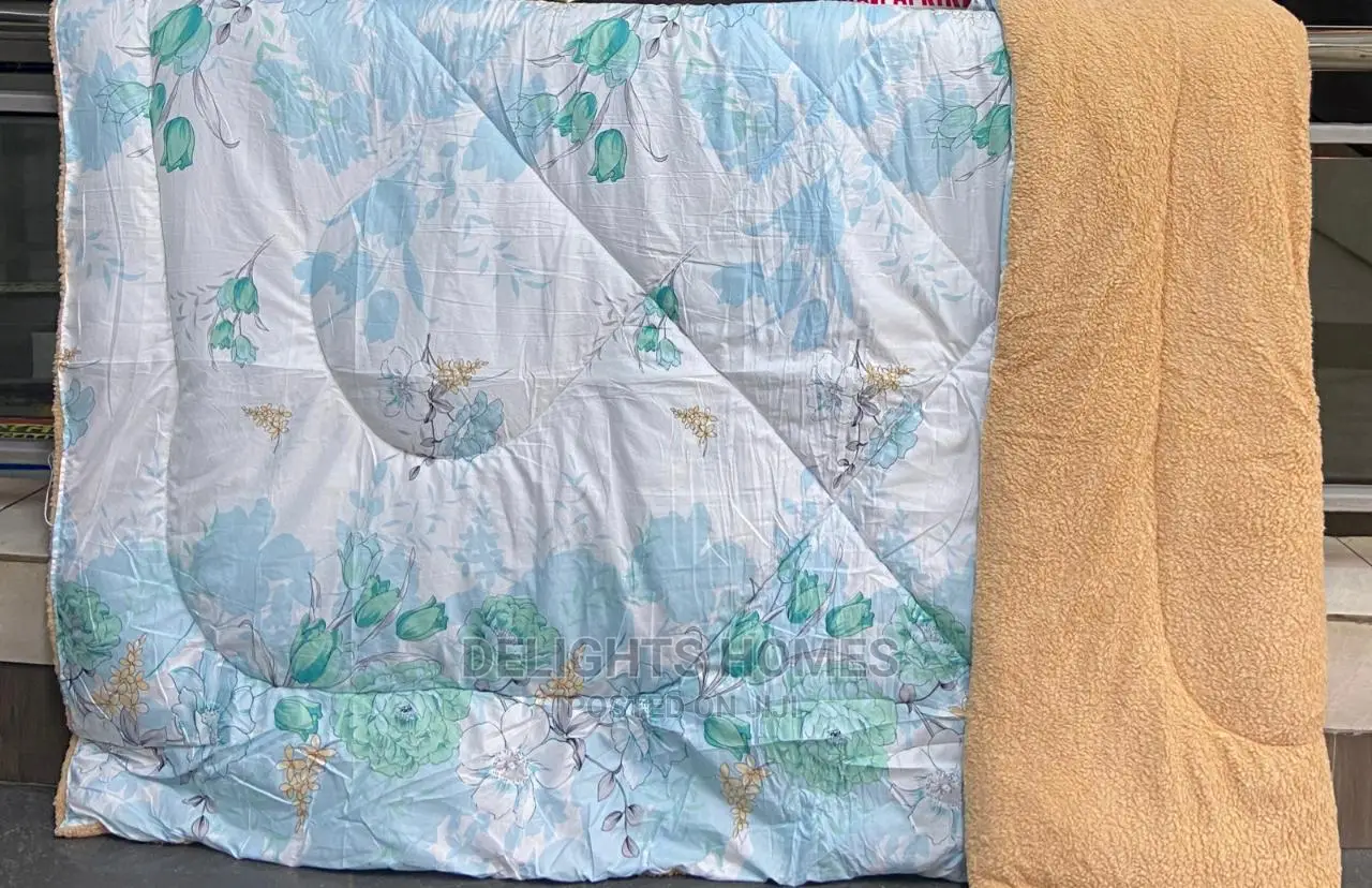 7 Piece Cotton/Woolen Duvet With Matching Curtain Set*