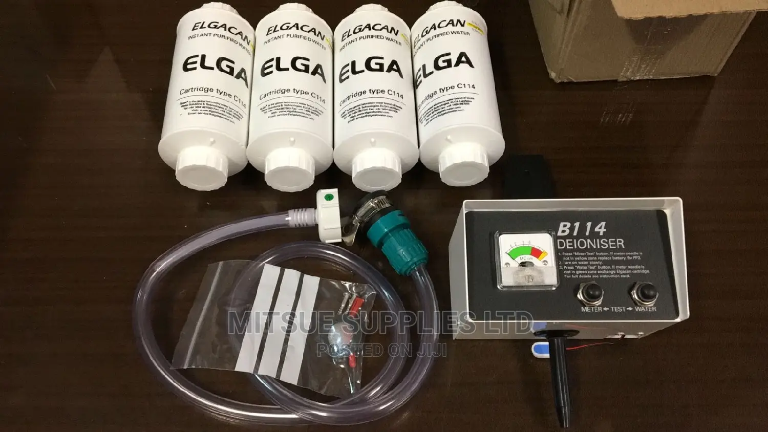 Deioniser Machine B114 With 4 Elga Cans -production - 32l/H