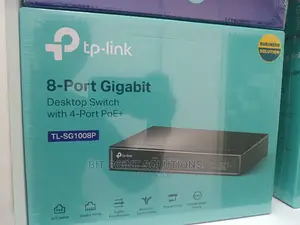 8port Gigabit Tplink Switch With 4 Port POE