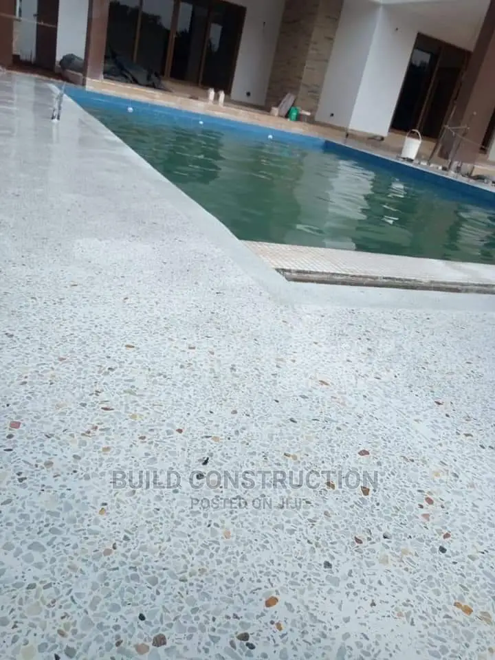 Swimming Pool Terrazzo Flooring Services in Kenya.