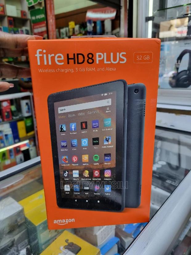 New Amazon Fire HD 8 Plus (2020) 32 GB Black - thumbnail 3