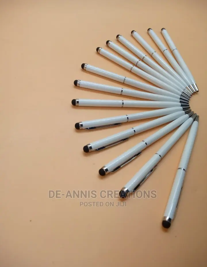 White Branded Stylus Pens