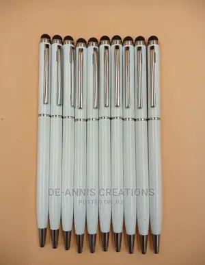 White Branded Stylus Pens