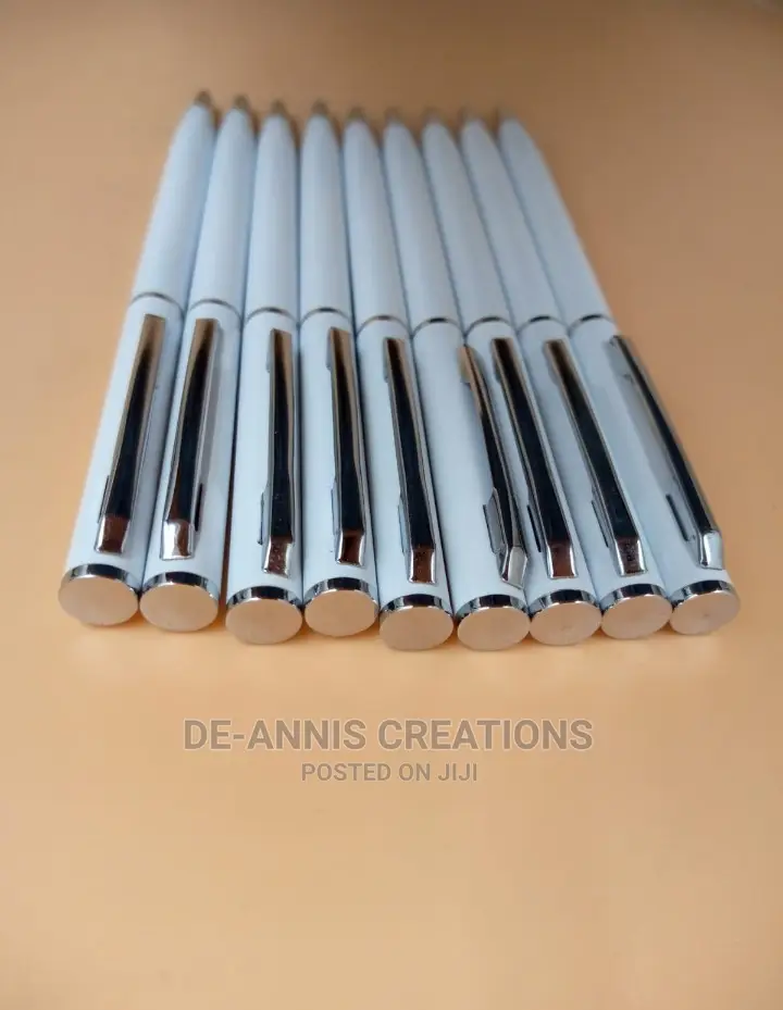 White Flat Top Pens