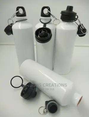 White 750ml Sublimation Bottles