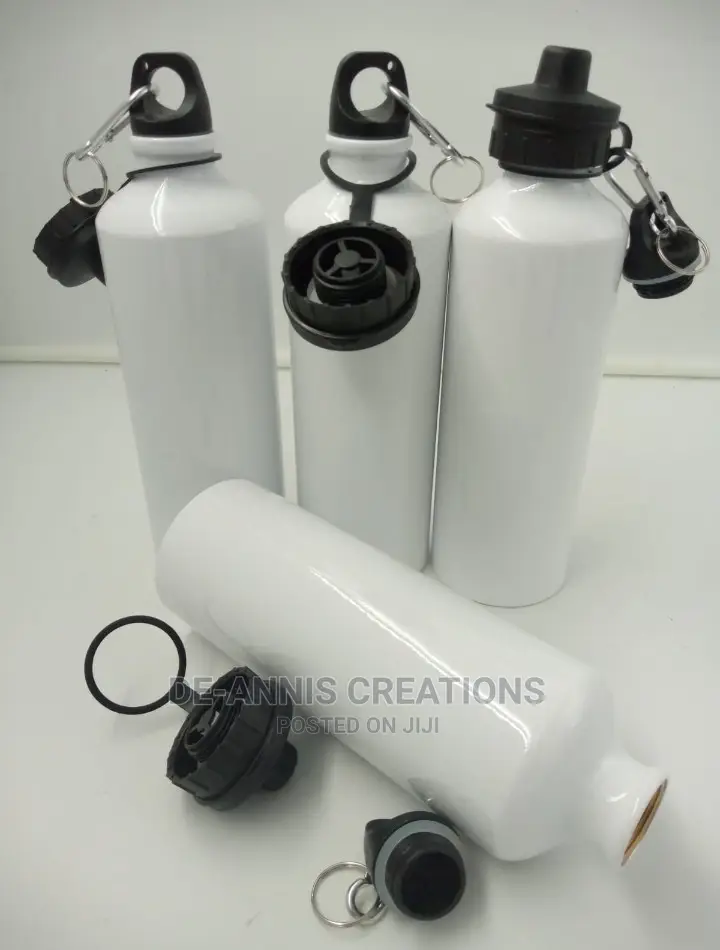 White 750ml Sublimation Bottles