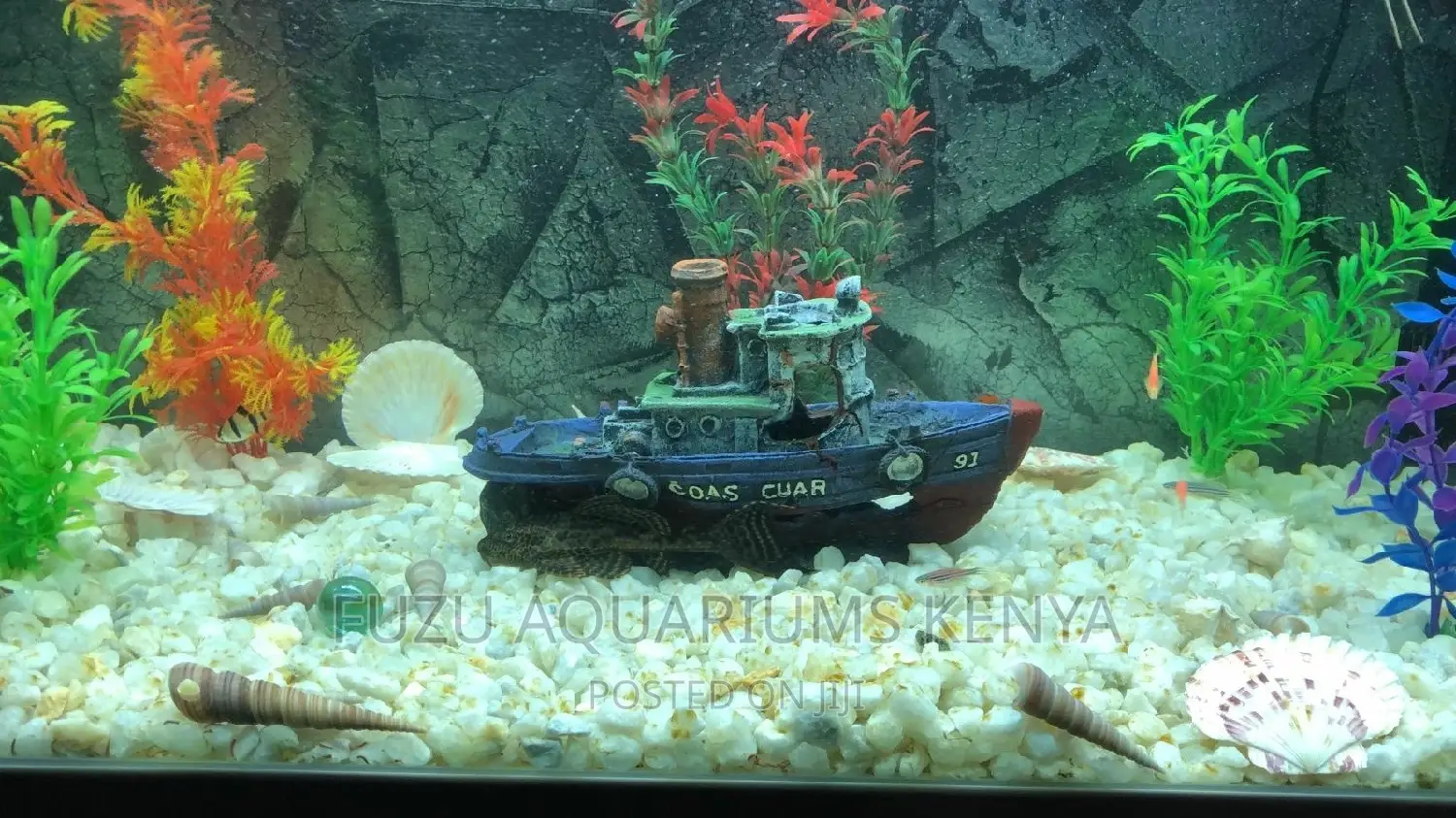 Aquarium Ship Ornament