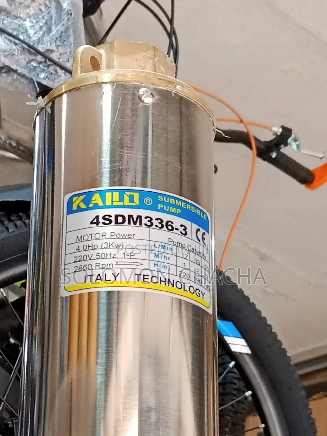 Kailo 4 Hp Submersible Pump 223m Head