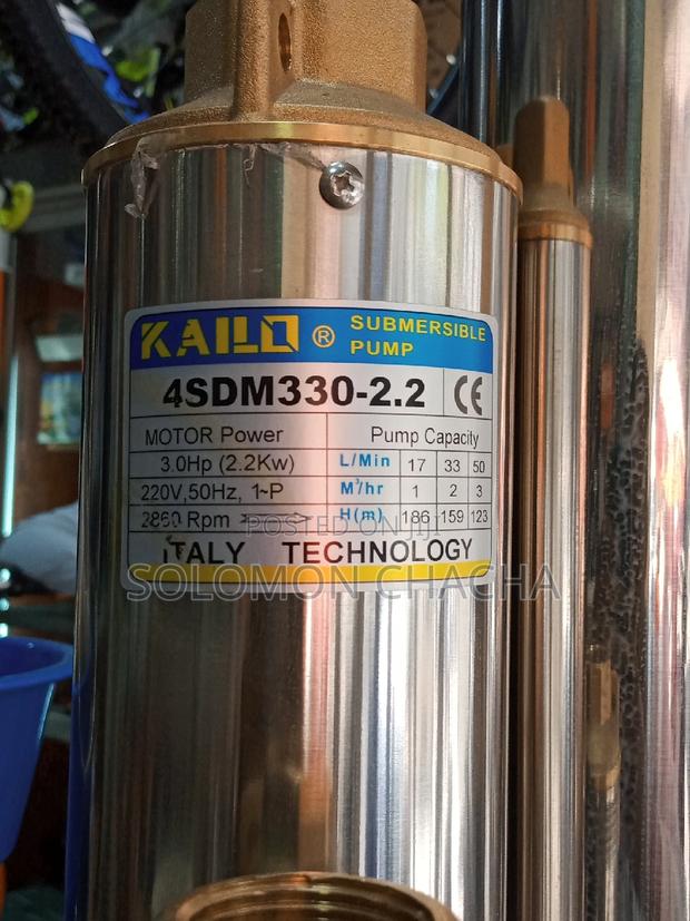 Kailo 3.0hp Submersile Water Pump 2.2kw - main view