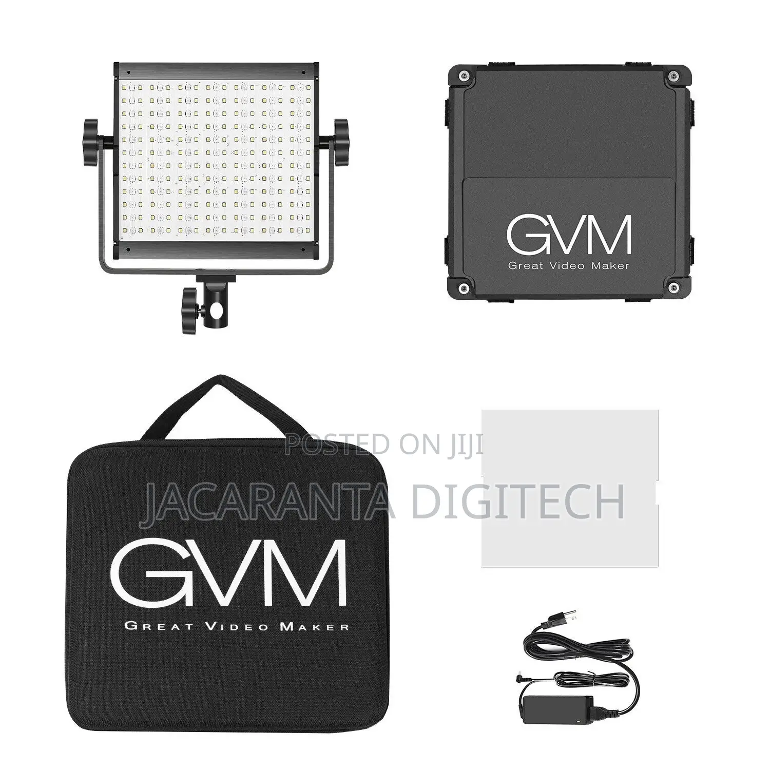 GVM 800d-RGB Led Video Lights Kit 3 RGG and Bi Color Lights
