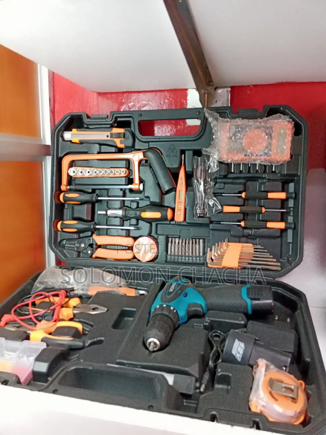 Dera 12V DC Drill Kit and Different Tools