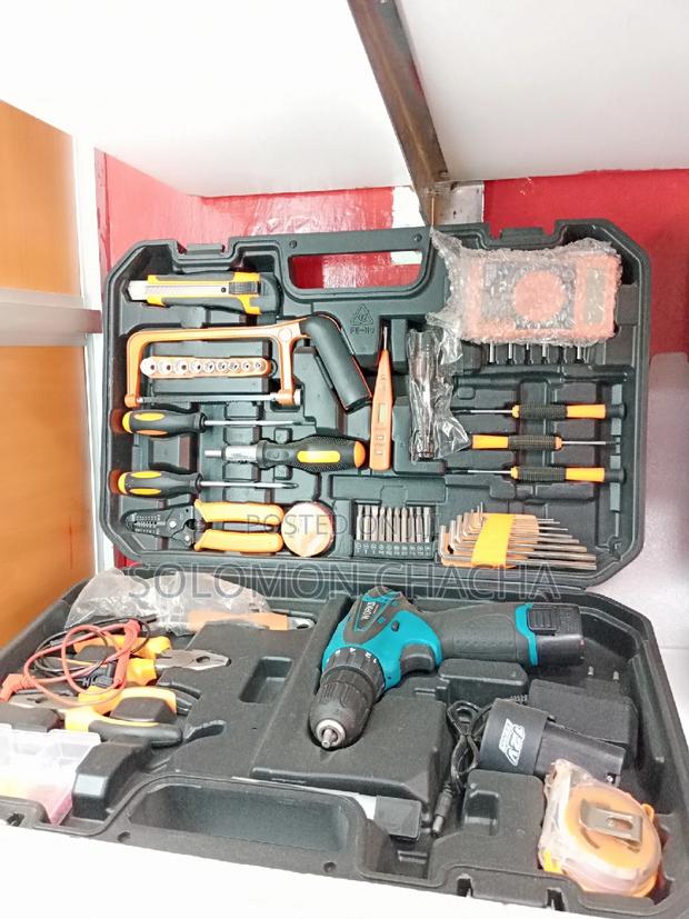 Dera 12V DC Drill Kit and Different Tools - main view