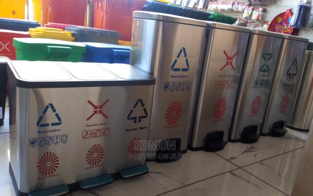 Bio Hazard Stainless Steel Pedal Waste Bins