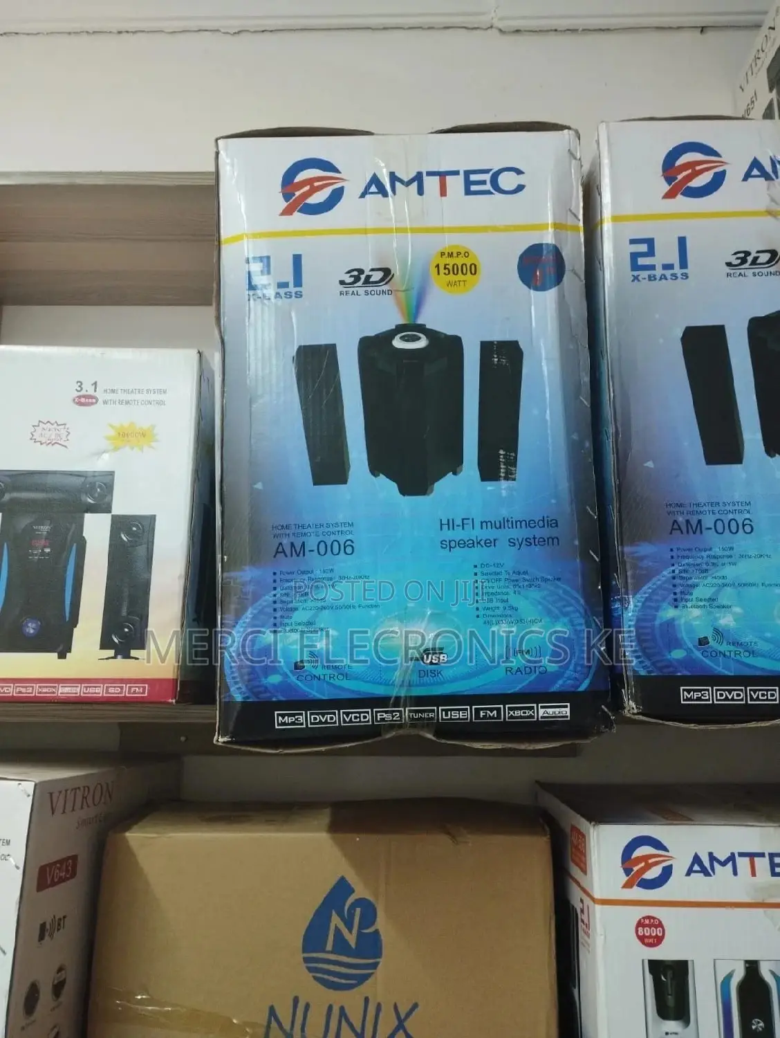 Amtec Am-006 15000w X-Bass Subwoofer Multimedia