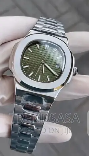 Patek Philippe Nautilus Stainless Steel Green Dial