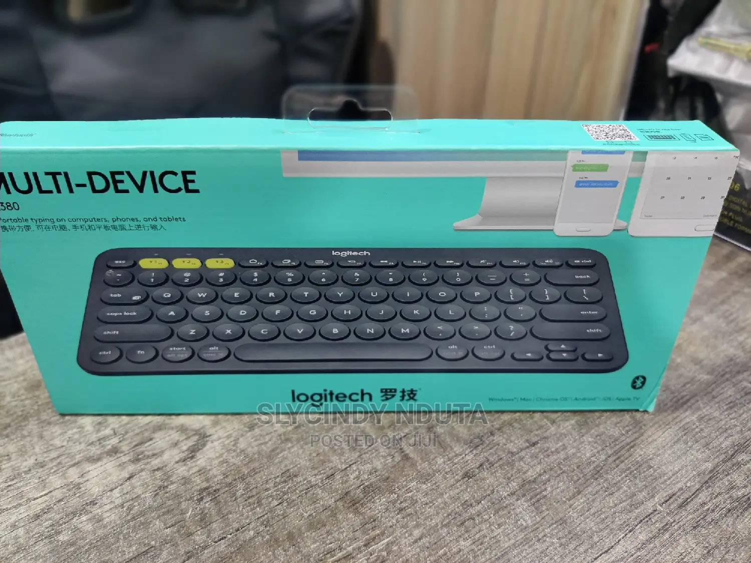 Logitech Multi Device Keyboards(Black)
