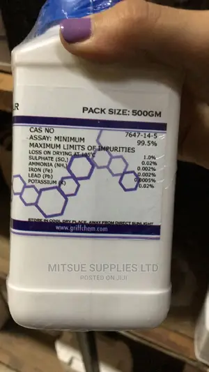 Sodium Chloride Lr 500G Griffchem 500G ( Gpr)