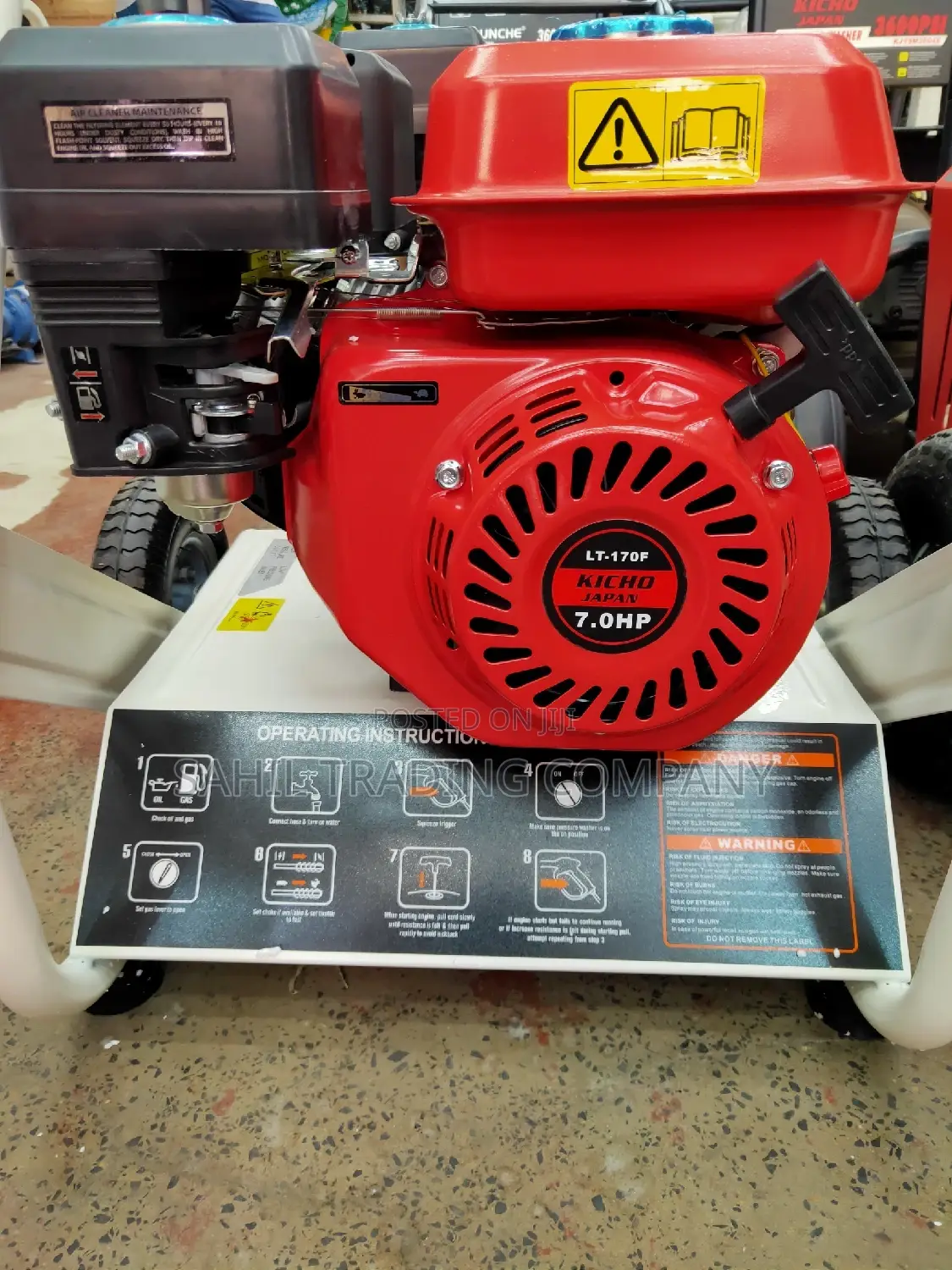 Powerful 7hp Petrol Car Wash Pressure Washer Bigger Pump