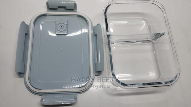 #*2 Grid Microwave - Safe Glass Lunch Box* - main view