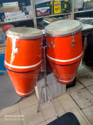 Orange Tumba Drums
