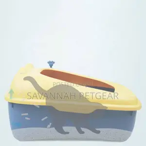Romeow Anti-Splash Open Cat Litter Box + Free Litter Scoop