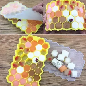 Silicon Ice Cube Maker (37cubes) With Lid