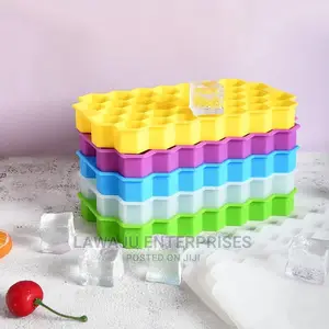 Silicon Ice Cube Maker (37cubes) With Lid