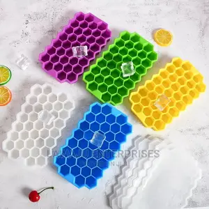 Silicon Ice Cube Maker (37cubes) With Lid