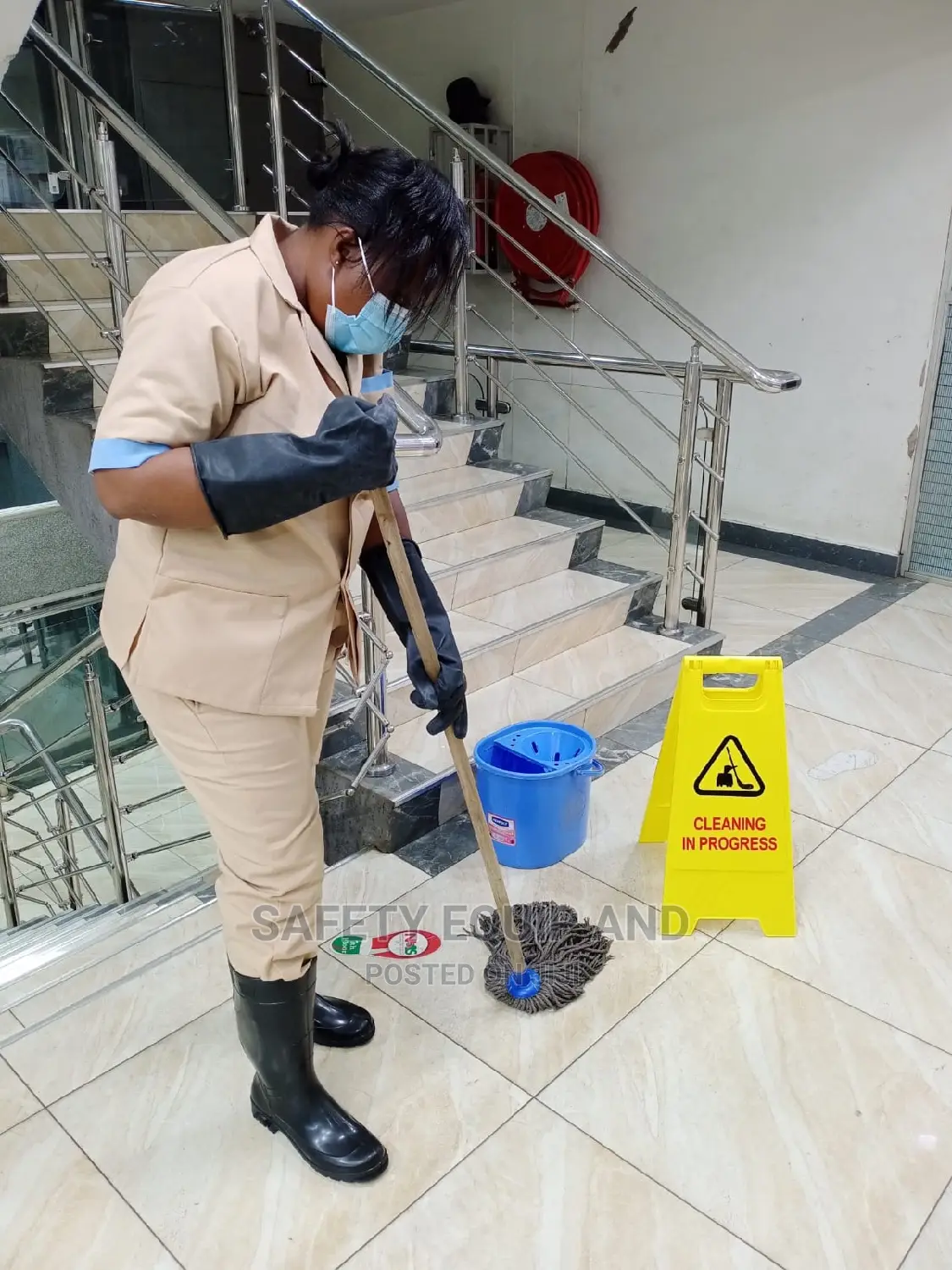 Cleaners Uniforms/Beige
