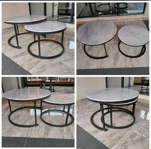 Imported Morden Marble Nesting Tables