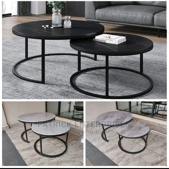 Imported Morden Marble Nesting Tables