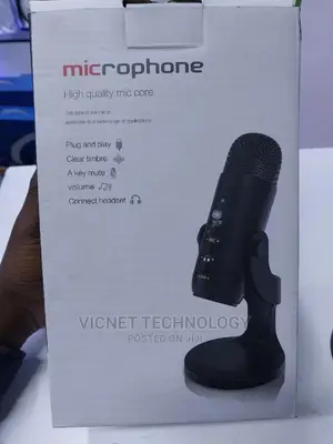 Podcast Desktop Codenser Mic With Echo,Mute Volume Button