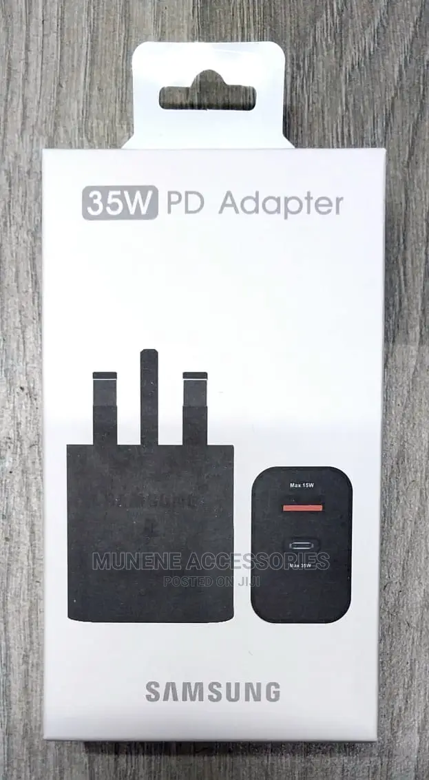 Samsung 35W Duo Fast Charger USB C Pd Cable for S22 S21