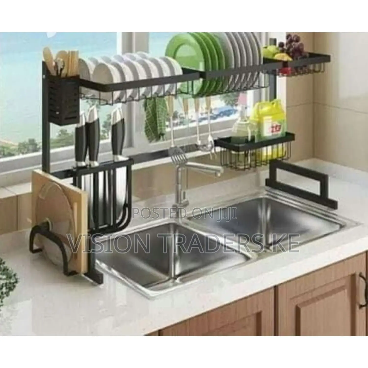 Over the Sink Dish Rack Drainer.