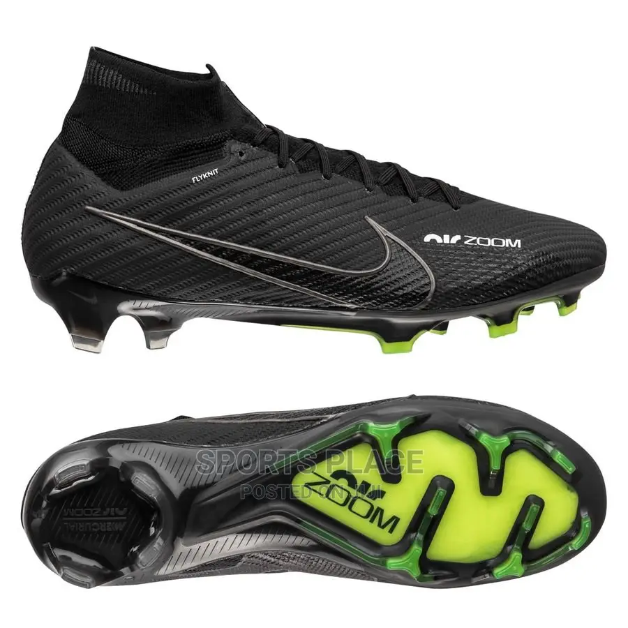 Nike Mercurial Air Zoom - Dark Smoke Football Cleats