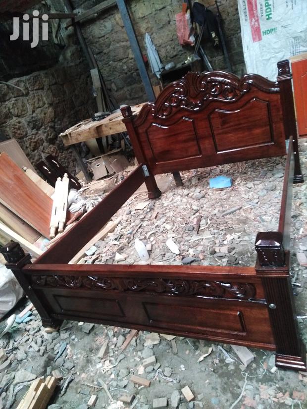 Mahogany Bed 5x6fts Solid-Premium Executive Bed - thumbnail 4