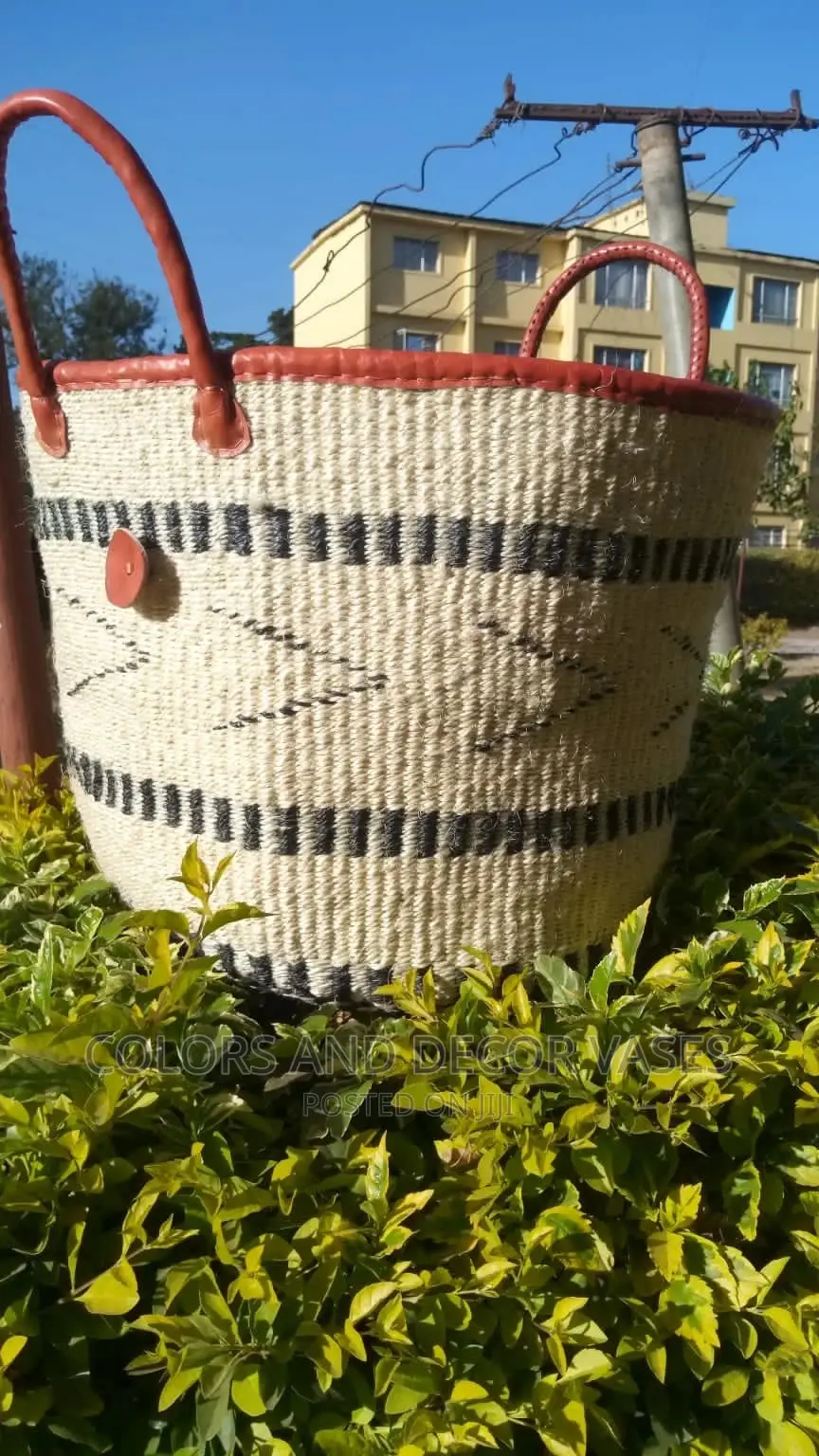 Leathered Baskets