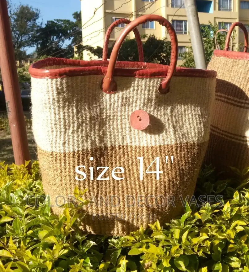 Leathered Baskets