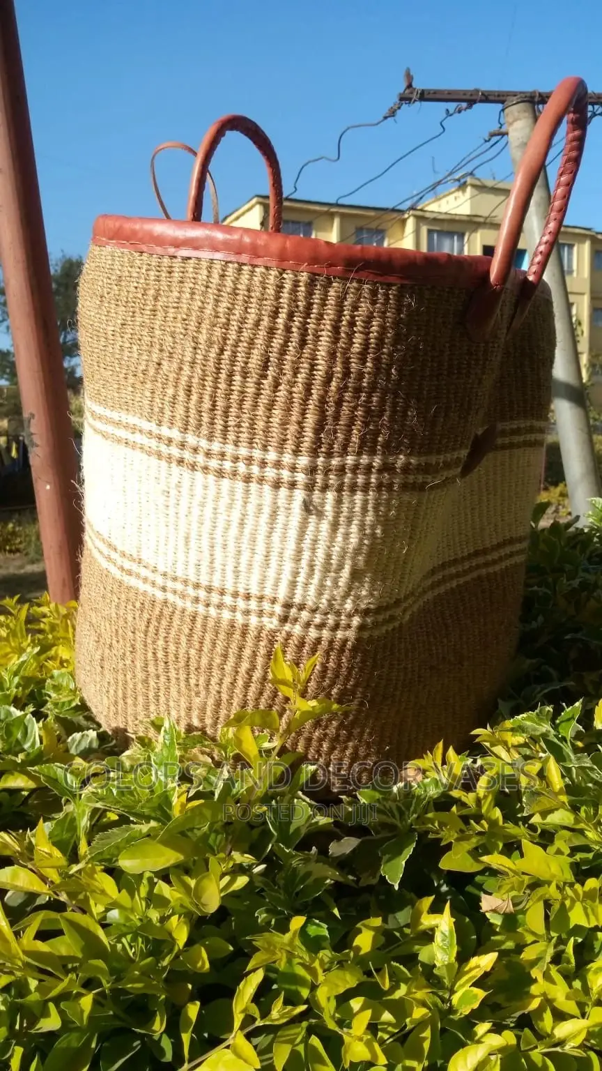 Leathered Baskets