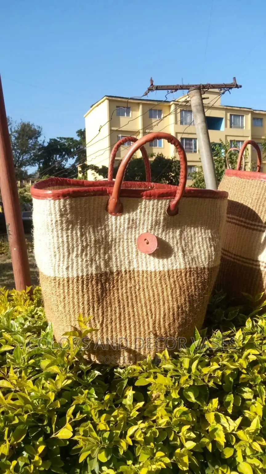 Leathered Baskets