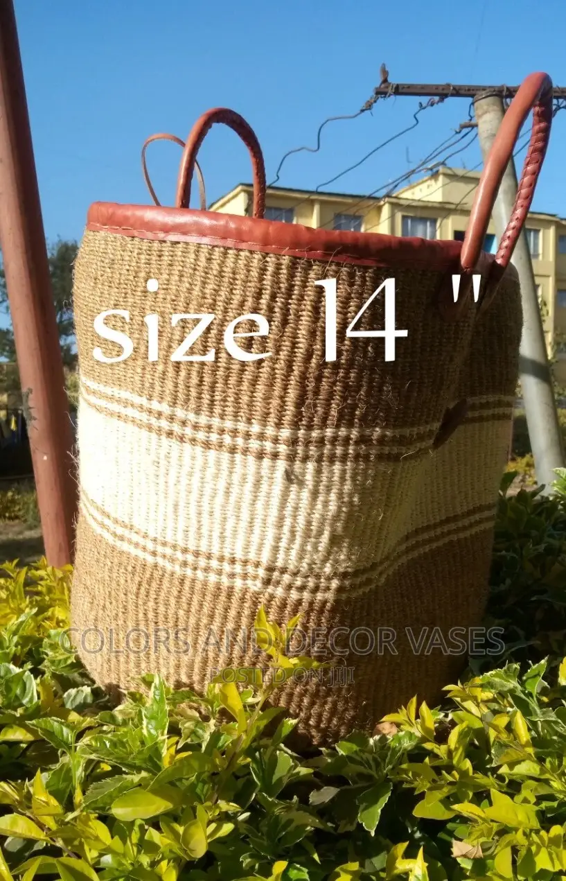 Leathered Baskets