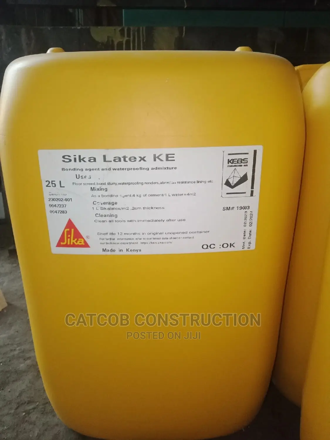 SIKA LATEX, Bonding Agent