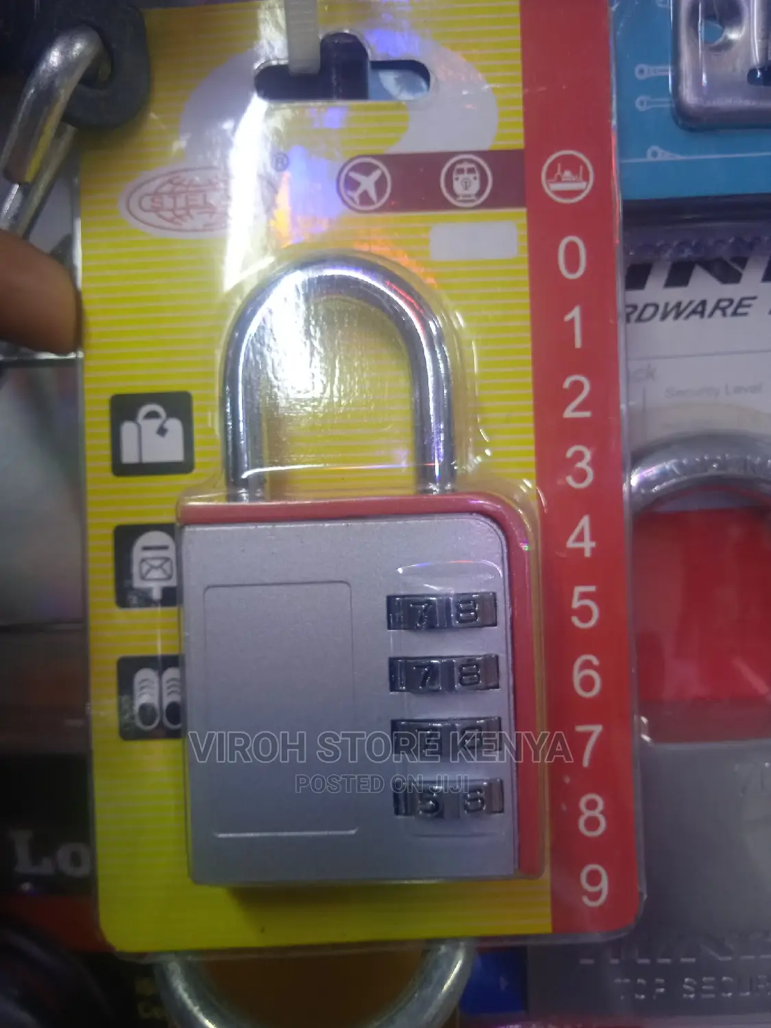 4 Digits Keyless Password Padlock/Combination Lock