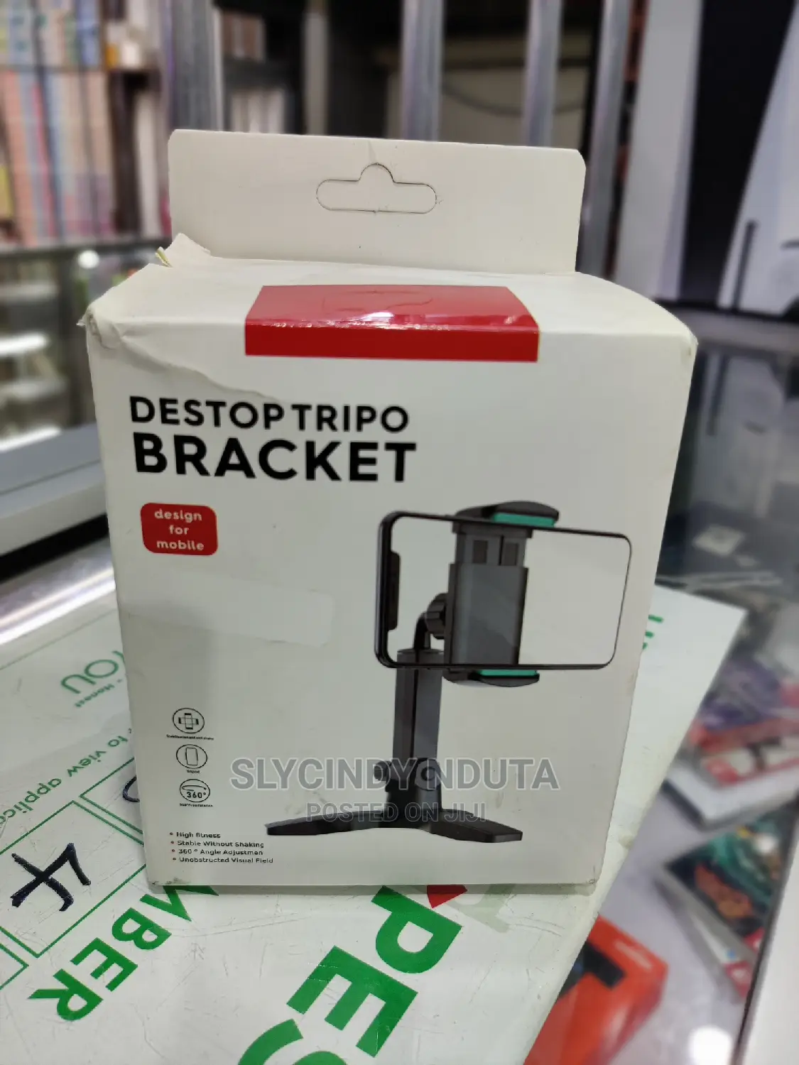 Desktop Tripo Bracket Design for Mobile