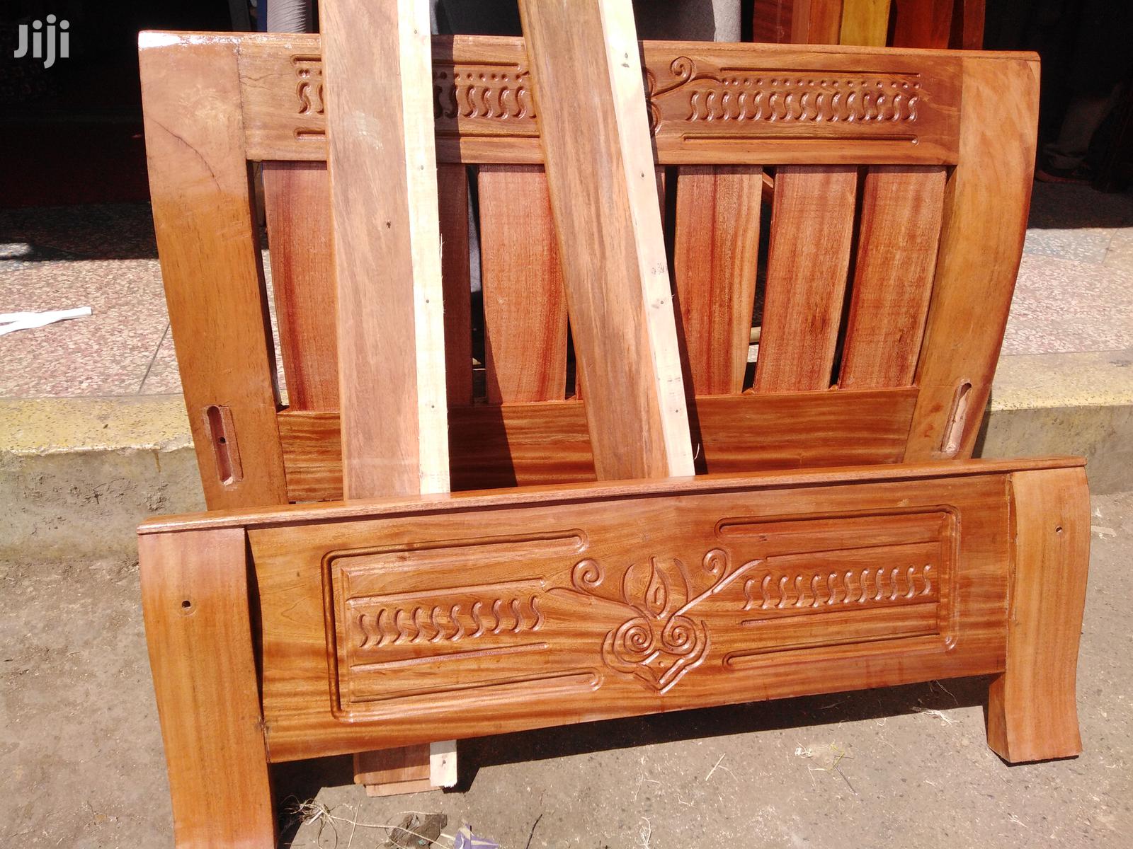 Pure Strong Mahogany Bed Various Sizes