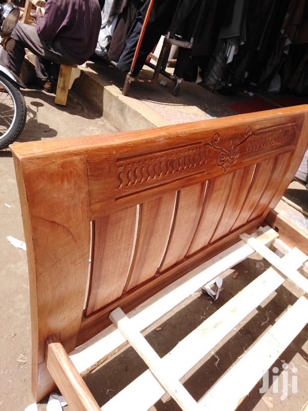 Pure Strong Mahogany Bed Various Sizes - thumbnail 2