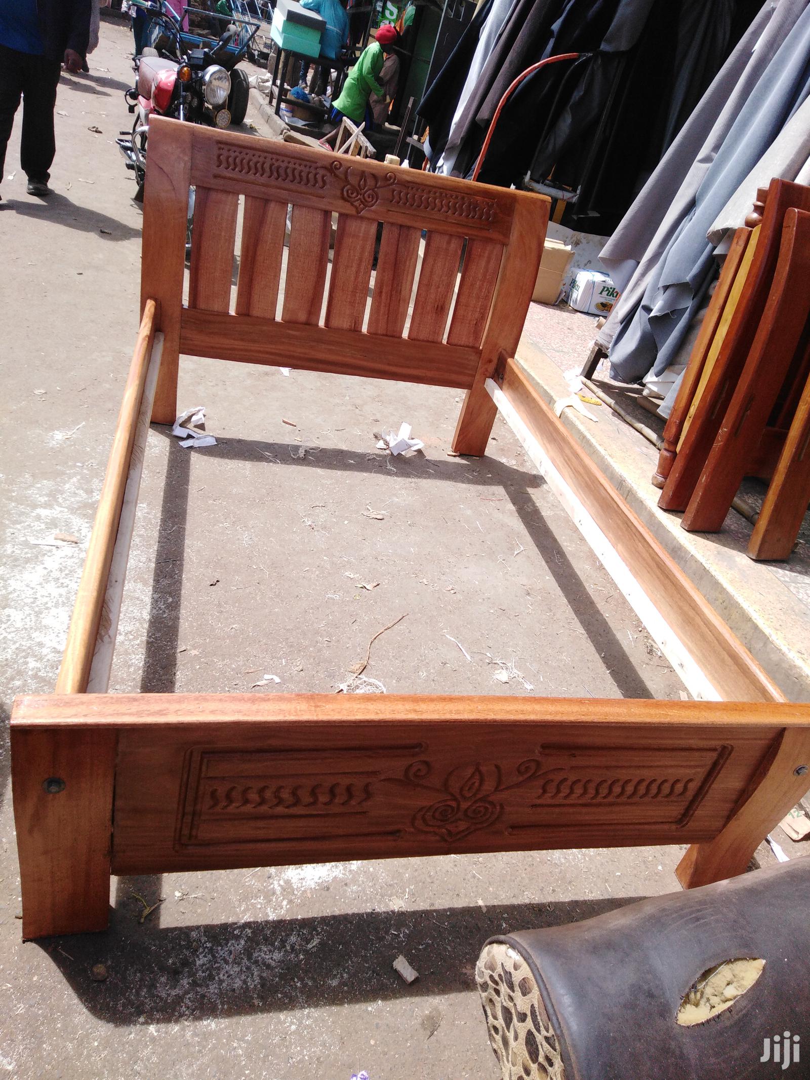 Pure Strong Mahogany Bed Various Sizes in Nairobi Central Furniture